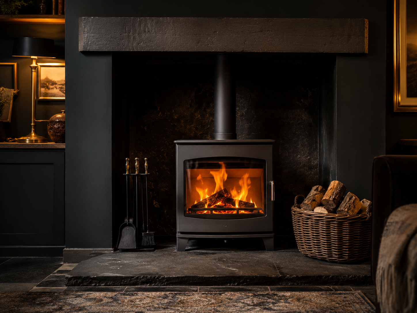 Stove restored after service